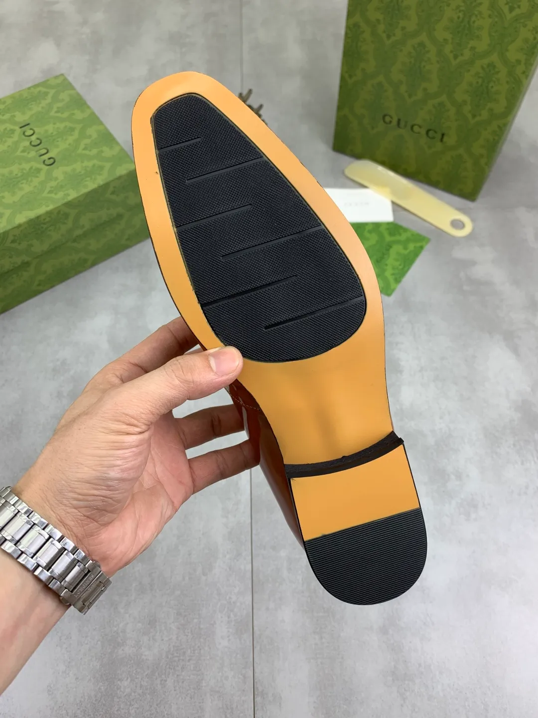 Men's Men's Shoes 💰P542 [New Style] 💰💎💎💎 [Gucci] GUCCI high-end men's formal business leather shoes, original order 1:1! Original imported high-end calfskin, original metal buckle, imported first-layer pigskin lining for feet, original high-end outsole, men's shoe size: 38-44